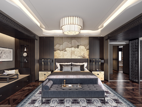 Ge Yaxi Chinese Style Bedroom