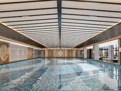 New Chinese Indoor Natatorium