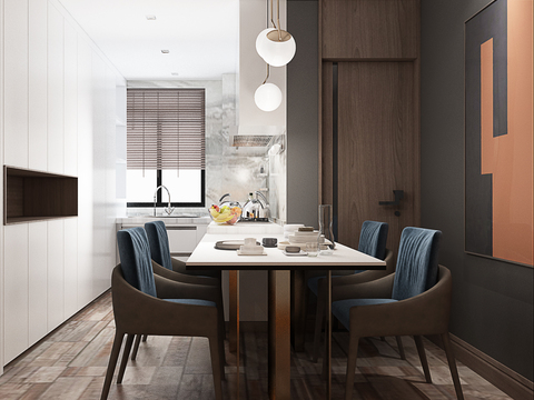 Modern Dining Table and Chair