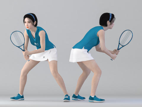 Modern Tennis Girl