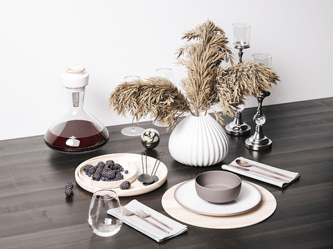 Nordic Tableware Ornaments Combination