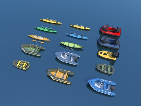 Modern Speedboat Rubber Boat