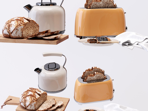 Modern Toaster Kettle Combo