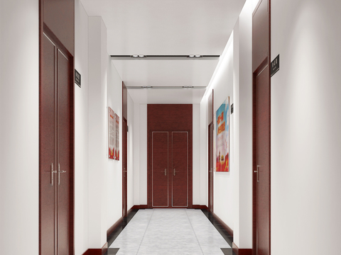 Modern floor Corridor free