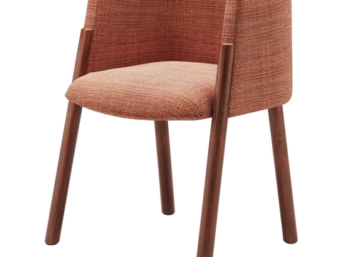 Cassina Modern Coral Orange Chair