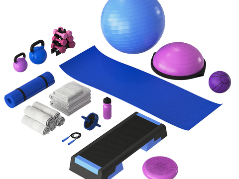 Modern Yoga Fitness Accessories Portfolio