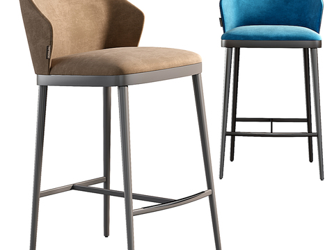 Bonaldo modern fabric bar chair