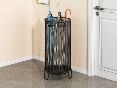 Umbrella Storage Rack Hanging Picture Combination