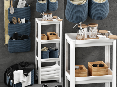 Nordic Bathroom Storage Rack