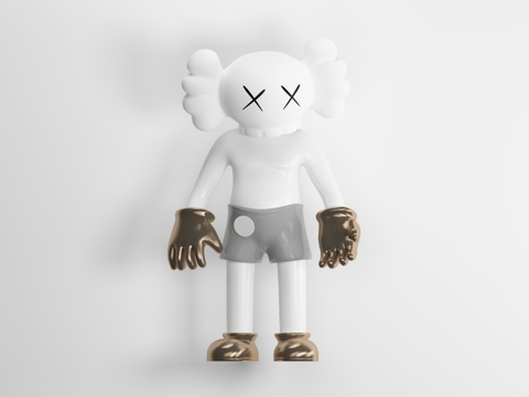 Modern KAWS Doll Art Toy Free