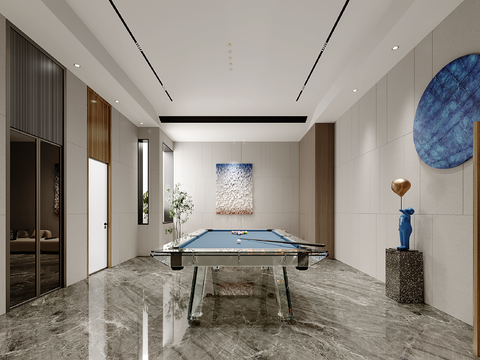 Modern Home Billiard Room Leisure Room