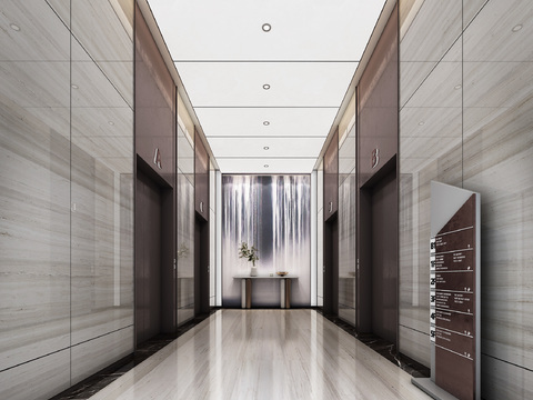 Modern Affordable Luxury Style Hotel Elevator