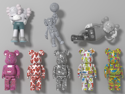 Modern Kaws Toy Ornaments