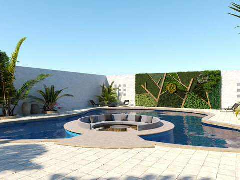 Modern Open Air Pool