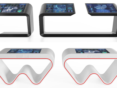 Modern multimedia interactive touch screen all-in-one combination