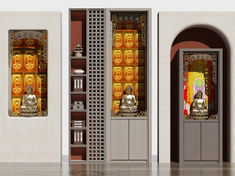 New Chinese Buddhist shrine