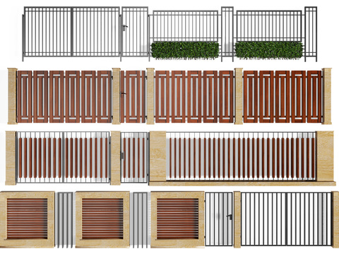 Modern Wall Fence