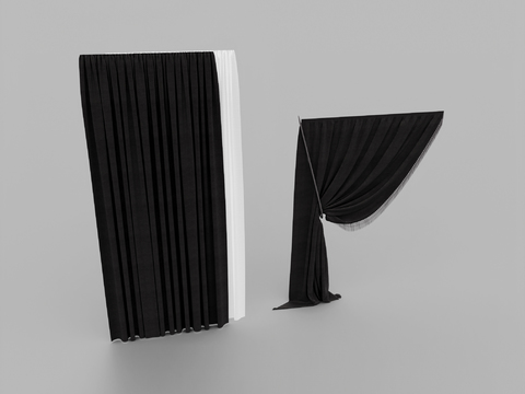 Modern minimalist fabric blackout curtains free