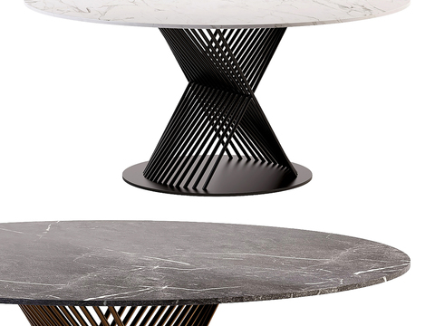 fendi modern dining table round table