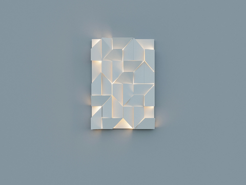 Geometric Origami Wall Lamp Free