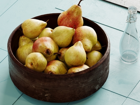 Fruit Plate Fruit Crisp Pear Pear