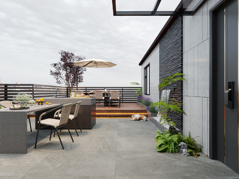 Roof Garden Terrace Balcony