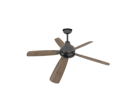 Nordic Simple Solid Wood Metal Ceiling Fan Free