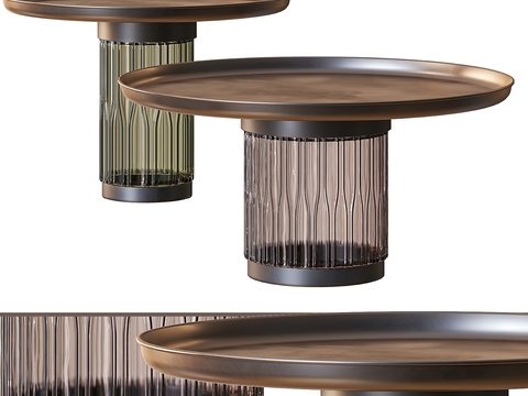 Poliform round coffee table