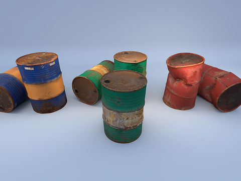 Industrial wind paint bucket