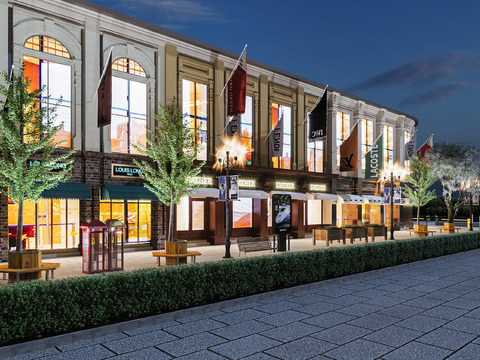 Night View of Jianou Commercial Street