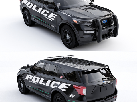 Hyundai Ford SUV Police Car