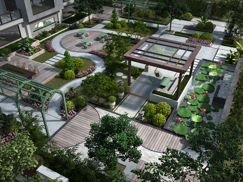 Modern Courtyard