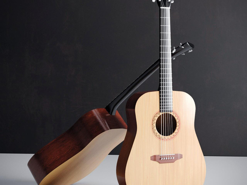 Modern Wood Guitar