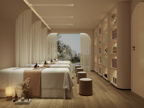 Modern beauty health SPA care room