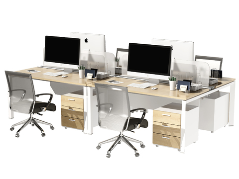 modern office desk and chair