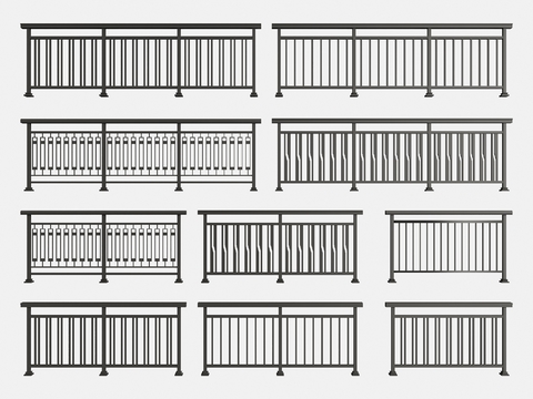 Railing guardrail fence river blocking