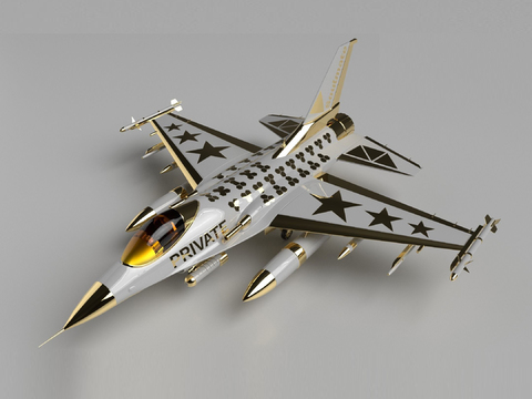 Modern Simulation Jet Fighter Model Free