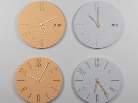 Modern minimalist design wall clock