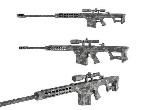 Modern Barrett Sniper Rifle