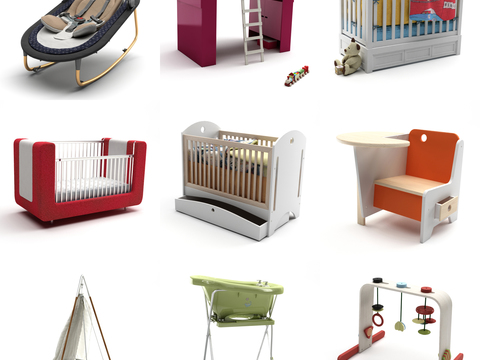 Modern Crib kids Bed