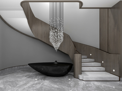 Modern Staircase Ship-shaped Sculpture Ornaments