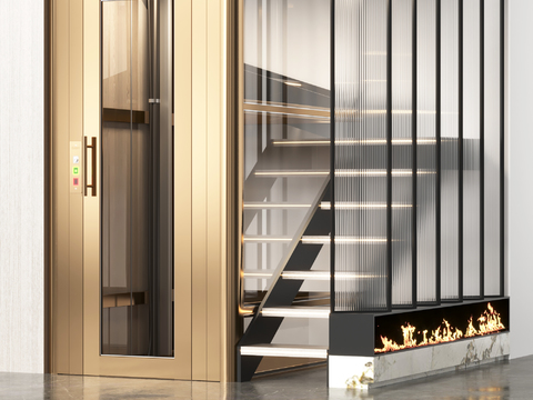 Affordable Luxury Style Home Elevator Stairs