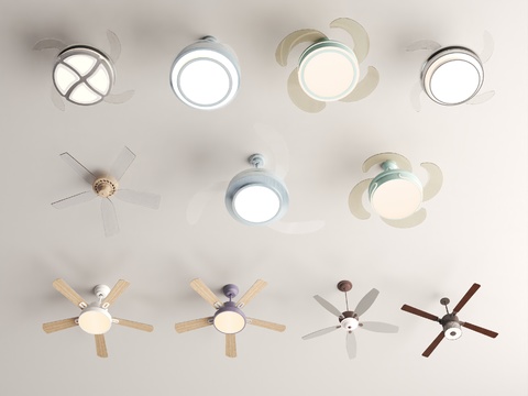 Modern ceiling fan ceiling lamp