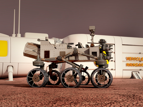 Modern Mars Base rover