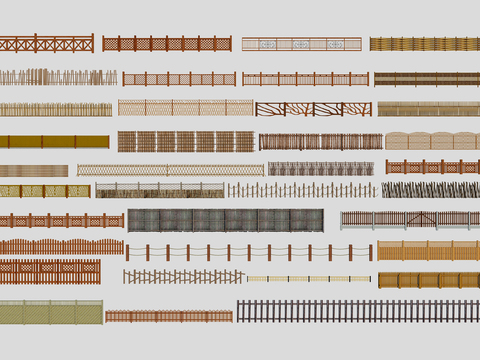 New Chinese Wooden Fence Fence