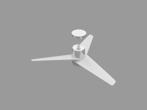 Modern Minimalist Stainless Steel Plastic Art Ceiling Fan Free