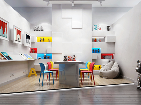 Modern Children's Book Bar