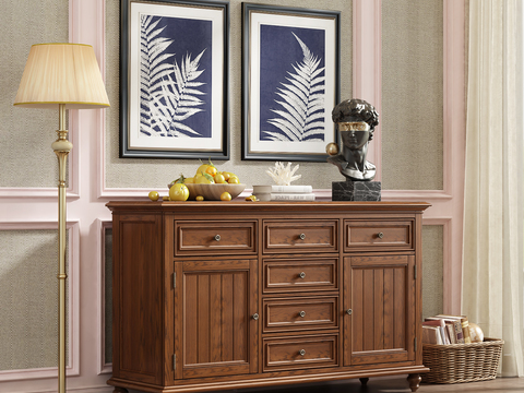 American Side Cabinet Sideboard