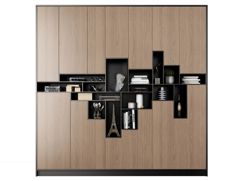 Modern Bookcase Decorative Cabinet