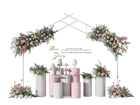 Modern Flower Beauty Chen Wedding Decoration